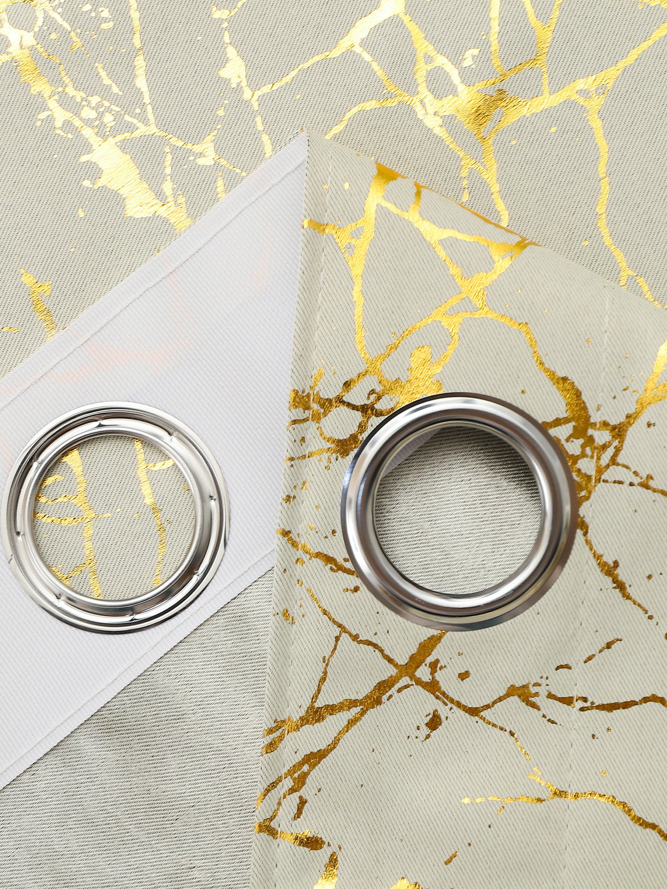 Grommet-top curtains
