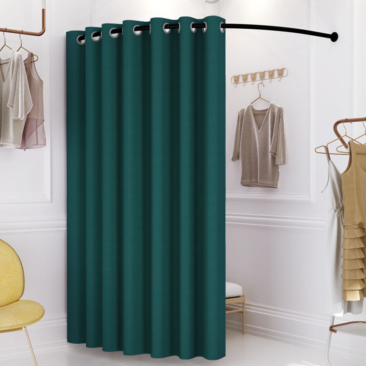 Dressing Room Curtains with Multiple Color Options